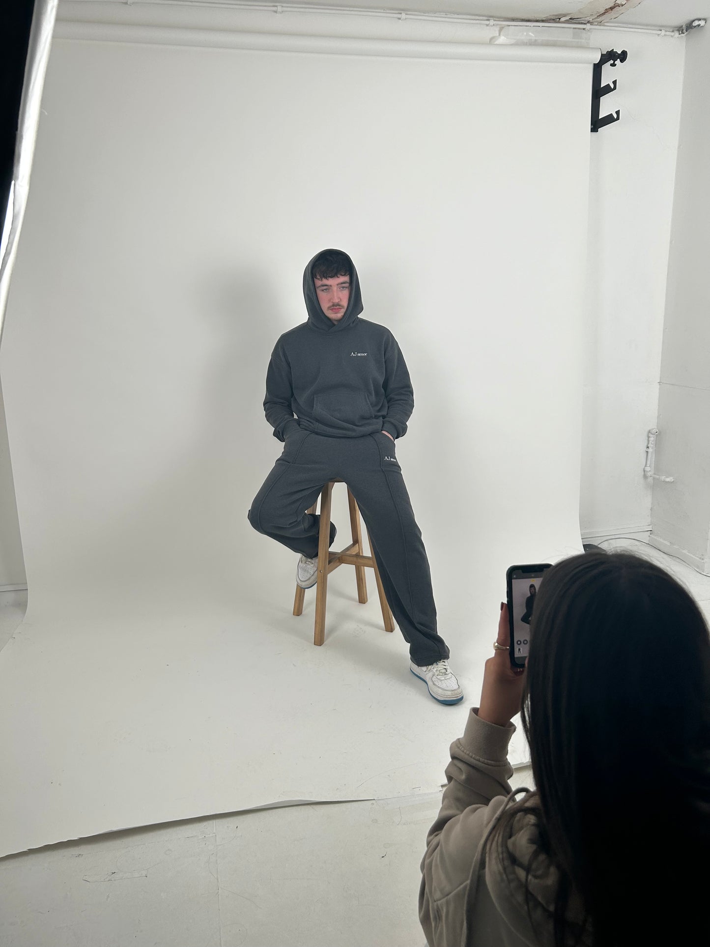 Men's Relaxed Fit Seam Detail Tracksuit