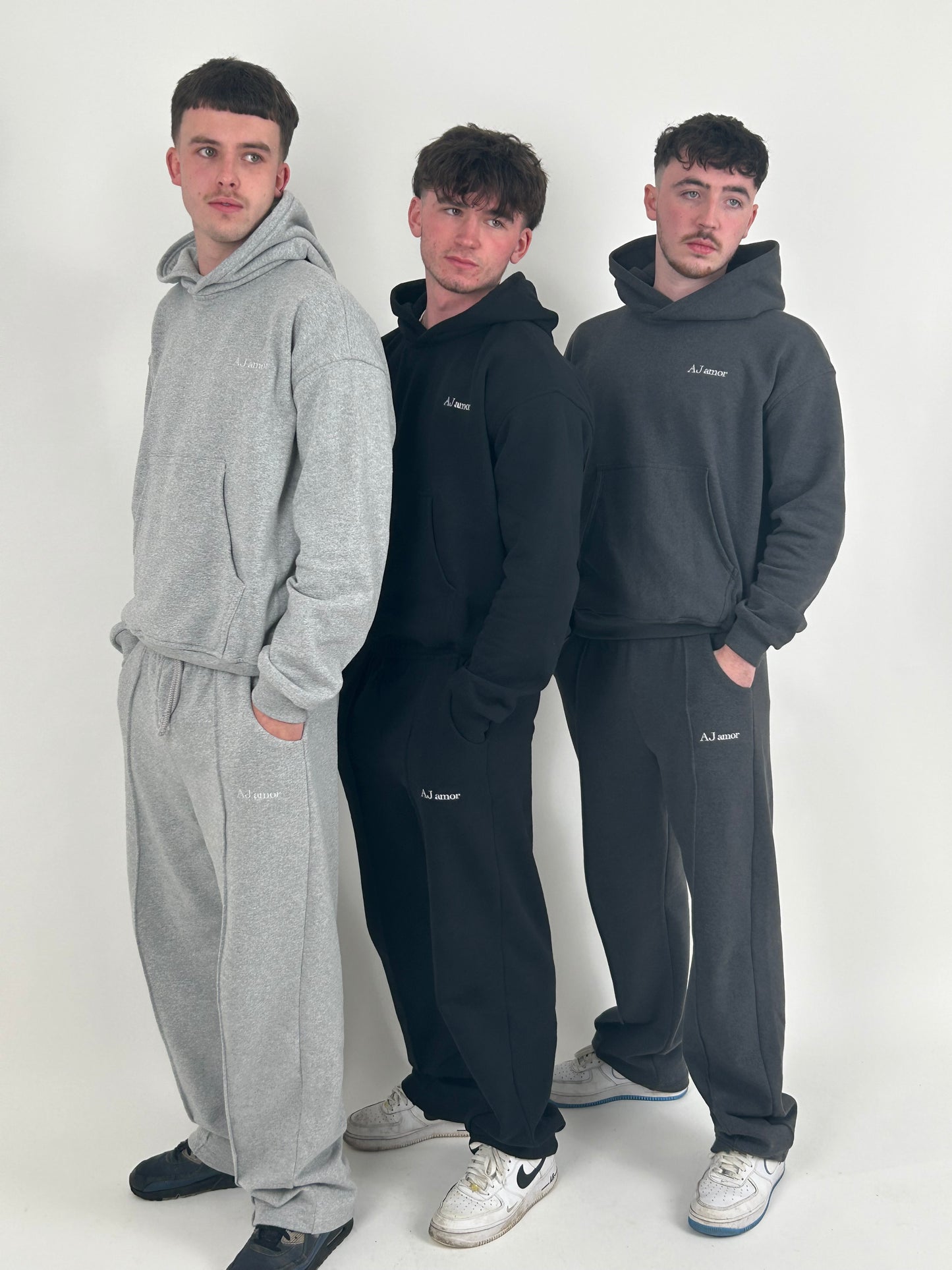 Men's Relaxed Fit Seam Detail Tracksuit
