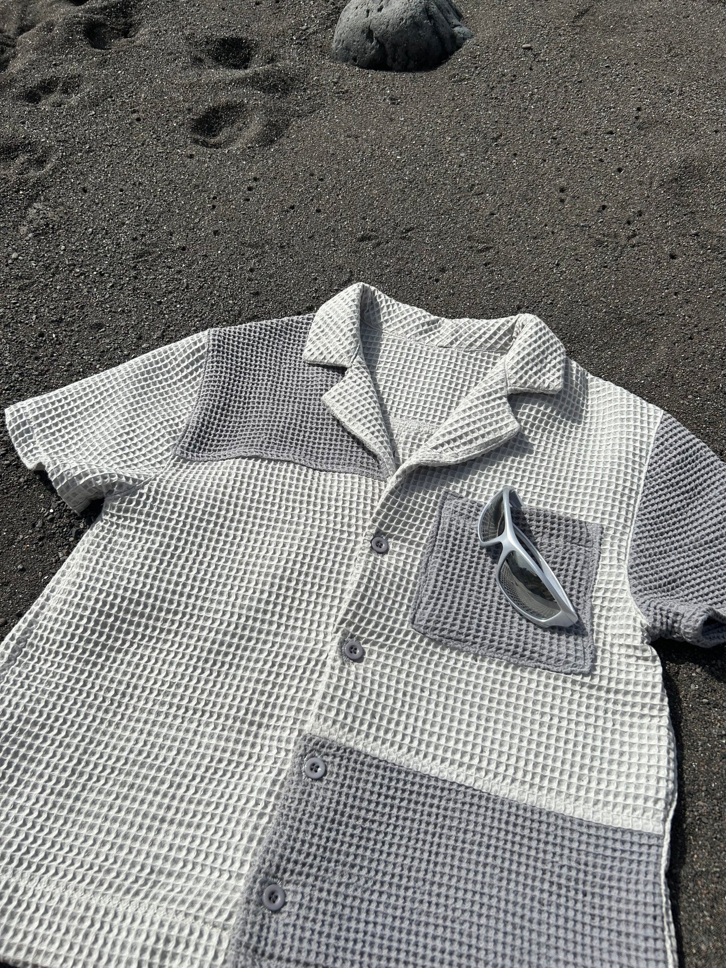 Short Sleeve Waffle Shirt